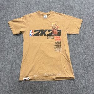 2K23 T-Shirt Men's Medium Season 1 Micheal Jordan Shaka Wear Cotton Stained